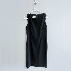 Akris Punto Fringe Strip Sheath Dress